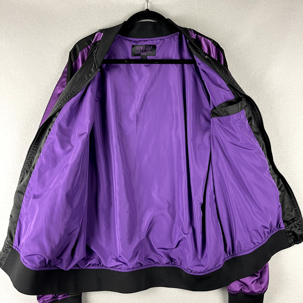 Jeffree Star Bomber Jacket Mens XXL 2XL Blood Lust Full Zip Satin Embroidery - Picture 5 of 14